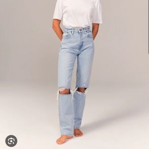 Abercrombie high rise 90s Jean